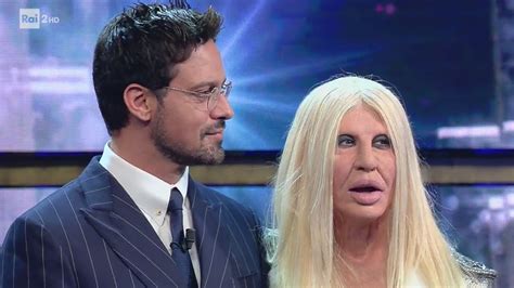 sanremo virginia raffaele versace|Donatella Versace e Gabriel Garko .